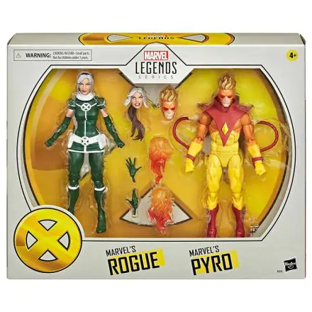 Marvel Legends Pyro and Rogue set 2 figures 15cm product photo