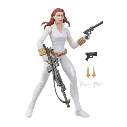 Marvel Legends Series Action Figure Black Widow White Suit Deadly Origin 15 cm product photo