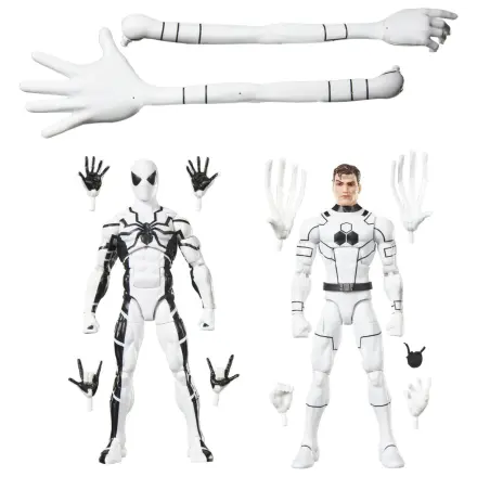 Marvel Legends Series Fantastic Four Mister Fantastic & Spiderman set 2 figures 15cm product photo