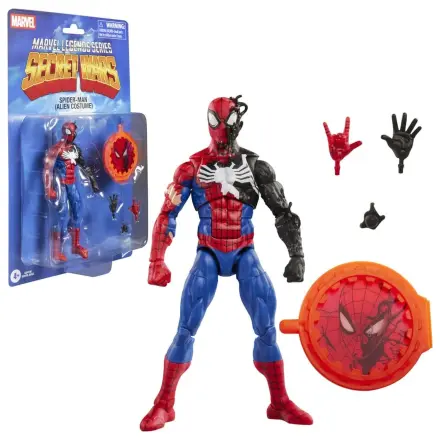 Marvel Legends Series Secret Wars Spiderman Alien Costume figure 15cm product photo