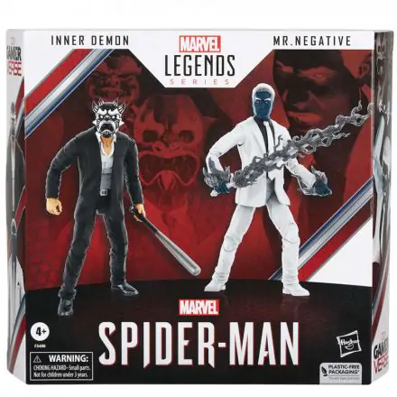 Marvel Legends Spiderman Gameverse Demmon & Mr Negative set 2 figures 15cm product photo