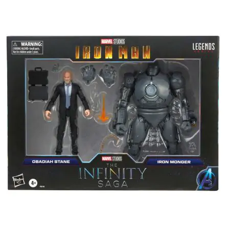 The Infinity Saga Marvel Legends Action Figures 2021 Obadiah Stane & Iron Monger (Iron Man) 15 cm product photo
