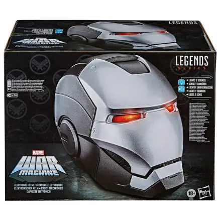 Marvel Legends War Machine Gear electronic helmet product photo