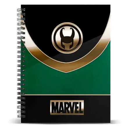 Marvel Loki A5 notebook product photo