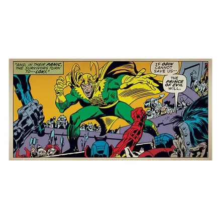 Marvel Canvas Print Loki Prince of Evil 50 x 100 cm product photo