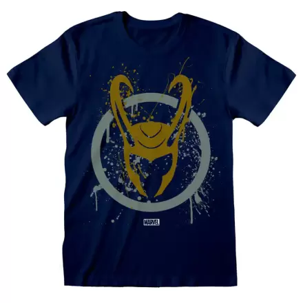 Marvel Loki S2 Splatter Logo adult t-shirt termékfotója