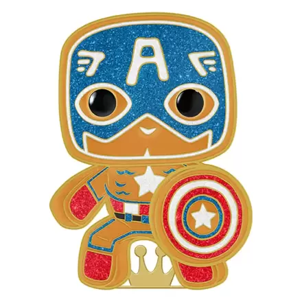 Marvel Loungefly POP! Enamel Pin Captain America 10 cm product photo