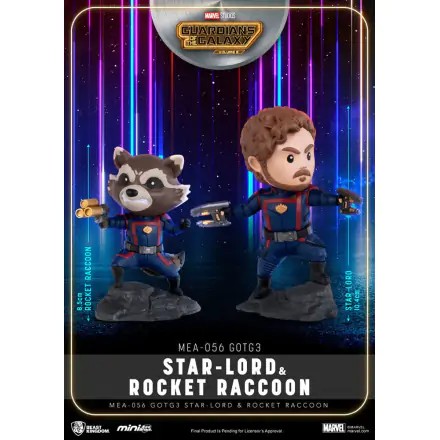 Marvel Mini Egg Attack Figures Guardians of the Galaxy 3 Star Lord & Rocket Raccoon 8-10 cm product photo