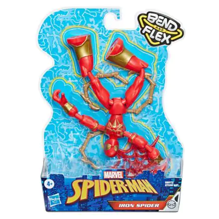 Marvel Spiderman Iron Spider Bend and Flex figure 15cm product photo