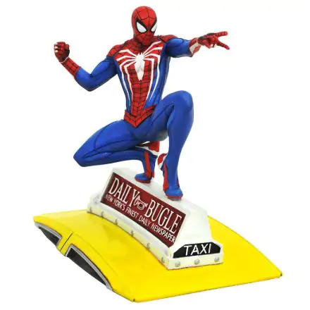 Spider-Man 2018 Marvel Video Game Gallery PVC Statue Spider-Man on Taxi 23 cm termékfotója