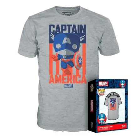 Marvel POP! Tees Captain America T-shirt product photo