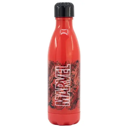 Marvel Red Plastic Water Bottle with Screw Cap 660 ml product photo
