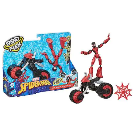 Marvel Rider Spiderman Bend and Flex figure 15cm product photo