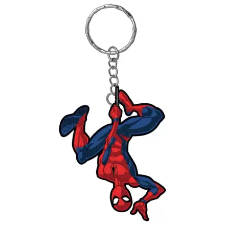 Marvel Rubber Keychain Spider-Man Hanging  product photo
