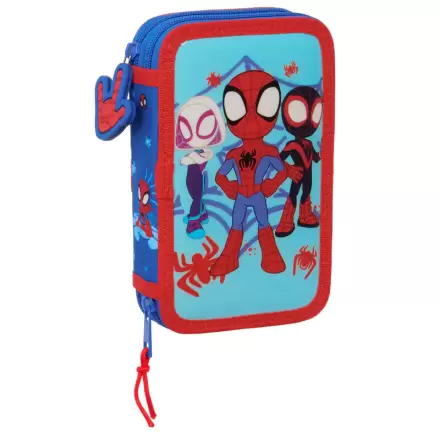 Marvel Spidey Amazing Friends double pencil case 28pcs product photo
