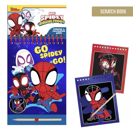 Marvel Spidey Amazing Friends scratch stationery set termékfotója