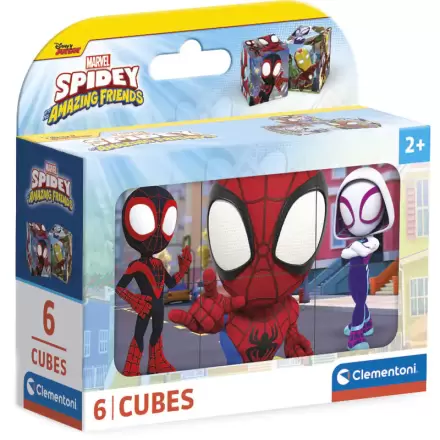 Marvel Spidey and His Amazing Friends cube puzzle 6pcs termékfotója