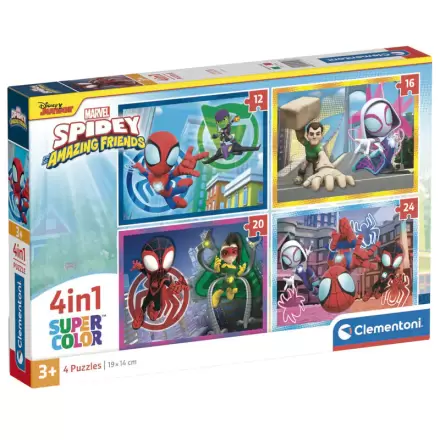 Marvel Spidey and His Amazing Friends puzzle 12-16-20-24pcs termékfotója