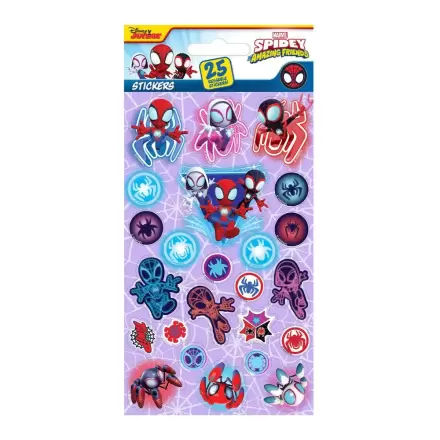 Marvel Spidey and the Amazing Friends set 25 stickers product photo