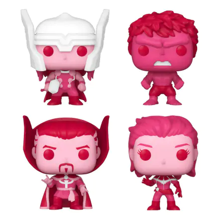 Marvel Valentines Pocket POP! Vinyl Figure 4-Pack 4 cm termékfotója