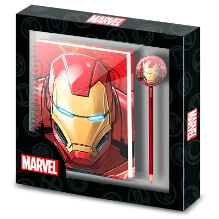 Marvel Iron Man Stark set notebook + pencil product photo