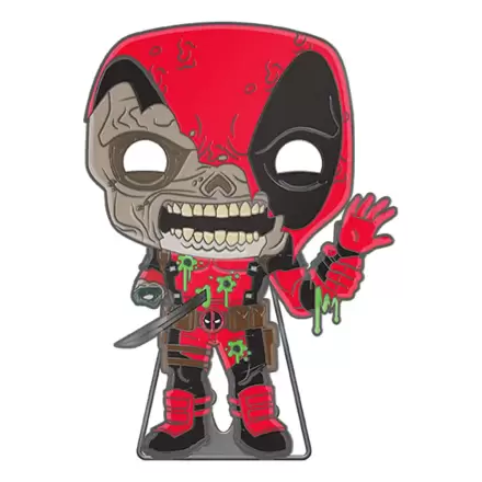 Marvel Zombie Loungefly POP! Enamel Pin Deadpool (Glow-in-the-Dark) 10 cm termékfotója