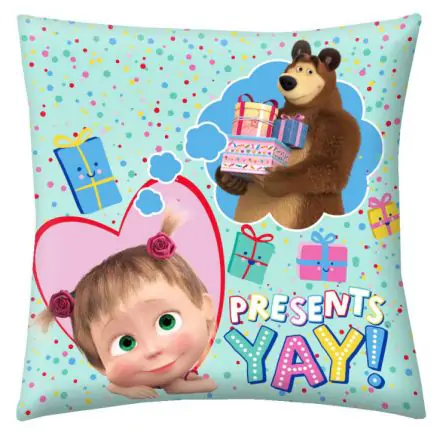 Masha and the Bear Cushion, Decorative Pillow 40*40 cm product photo