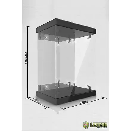 Master Light House Acrylic Display Case with Lighting for 1/6 Action Figures (black) termékfotója