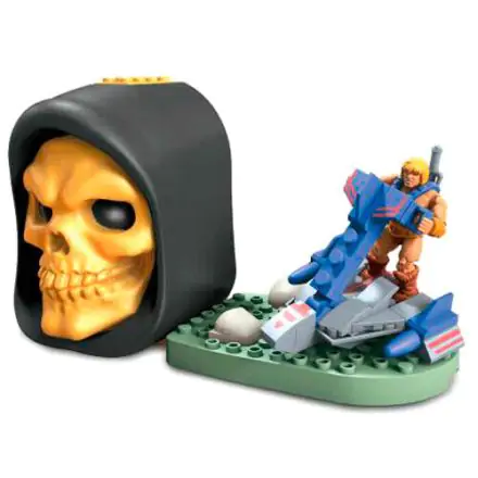 Masters of the Universe He-Man Jet Sled Mega Construx set figure 78pcs product photo