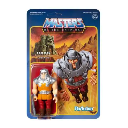 Masters of the Universe ReAction Action Figure Ram Man (Mini Comic) 10 cm product photo