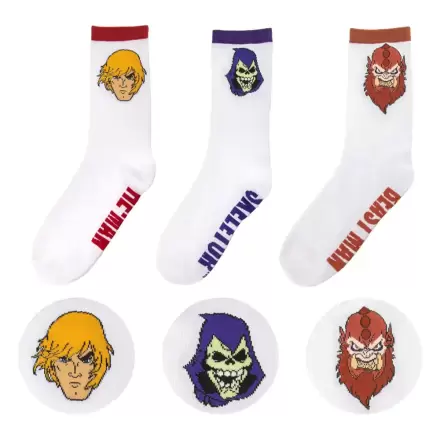 Masters of the Universe - Revelation: He-Man & Skeletor & Beast Man Socks Set of 3 termékfotója