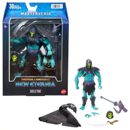 Masters of the Universe New Eternia Masterverse Action Figure 2022 Barbarian Skeletor 18 cm product photo