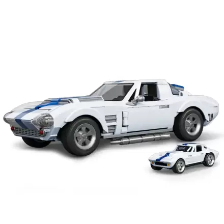 Mattel Brick Shop Hot Wheels Elite Series Building Set 1/16 Corvette Grand Sport product photo