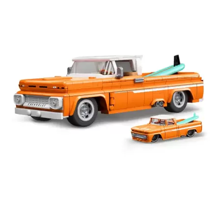 Mattel Brick Shop Hot Wheels Elite Series Building Set 1/16 Custom '62 Chevy Pickup product photo