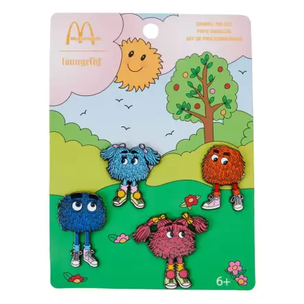 McDonalds by Loungefly Enamel Pins 4-Set Fry Gang 3 cm termékfotója