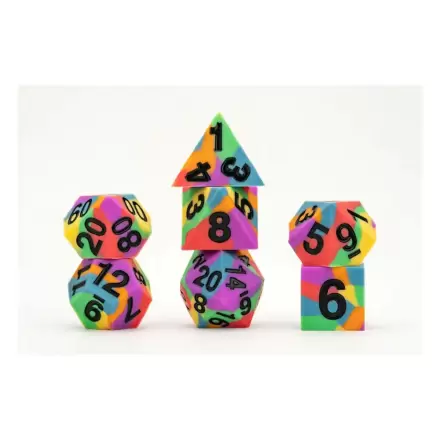MDG Dice Set Pride Rainbow Flag product photo