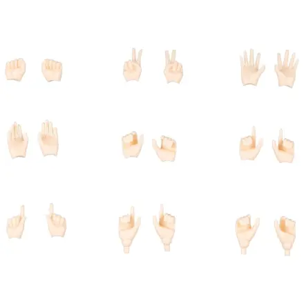 Megami Device M.S.G 09 Accessory Set 1/1 Hand Set Skin Color A product photo