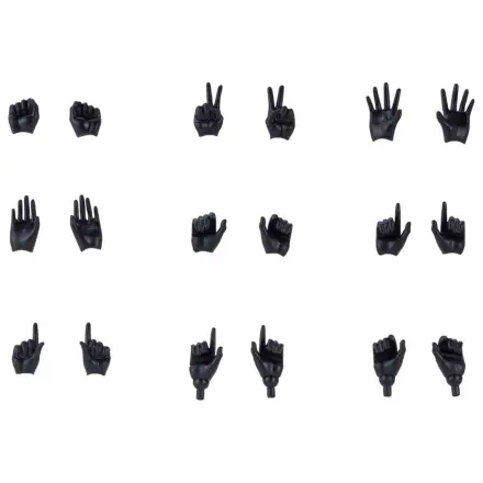 Megami Device M.S.G. Plastic Model Kit 1/1 09 Hand Set Skin Color Black product photo
