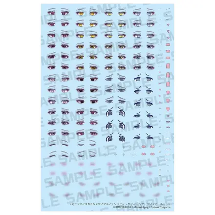 Megami Device M.S.G. Plastic Model Kit 1/1 Desire Maiden Medic Night Shift Eye Decal Set product photo