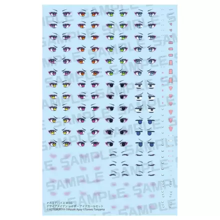 Megami Device M.S.G. Plastic Model Kit 1/1 Desire Maiden Raider Eye Decal Set       product photo