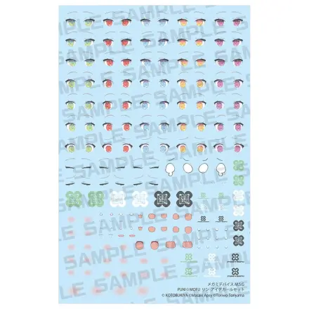 Megami Device M.S.G. Plastic Model Kit 1/1 Puni Mofu Lin Eye Decal Set product photo