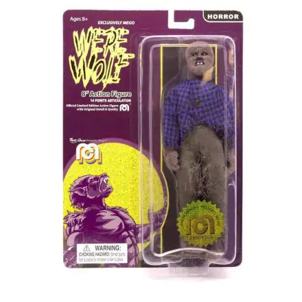 Mego Horror Action Figure Werewolf (Flocked) 20 cm termékfotója