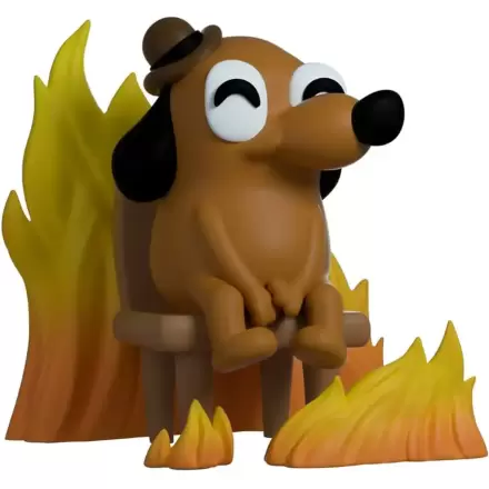 Meme This is Fine 4 inch Figure product photo