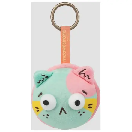 Meowcaron Plush Bag Charm Scared 7 cm product photo