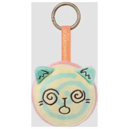 Meowcaron Plush Bag Charm Spiral 7 cm product photo