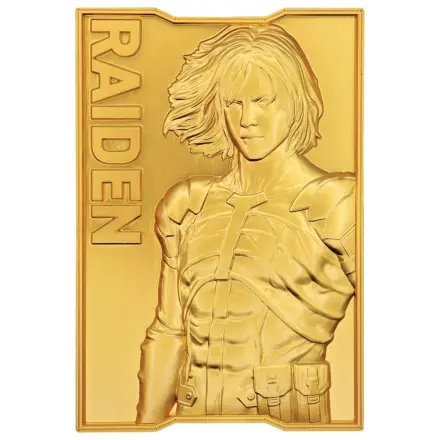 Metal Gear Solid 2 Ingot Raiden 24k Gold Plated Limited Edition  product photo