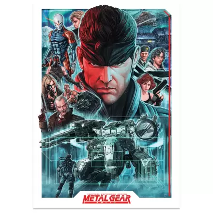 Metal Gear Solid Art Print Montage Limited Edition 42 x 30 cm product photo