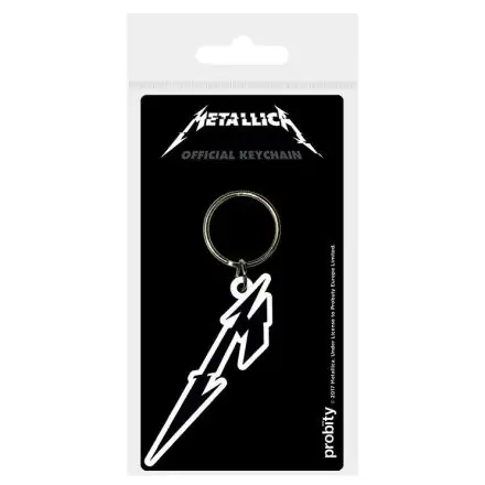 Metallica logo rubber keychain product photo