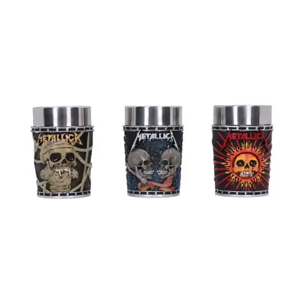 Metallica Shot Glasses Pushead Art 3-Pack termékfotója