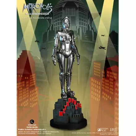 Metropolis Statue 1/4 Maschinenmensch Silver 40 cm termékfotója